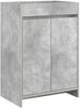 vidaXL Badezimmermöbel-Set Betongrau 61 x 40 x 84,5 cm Holzwerkstoff 3404277 Bild 4