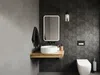 Vente-unique - LIMORICO Badzubehör GlasMetall Schwarz - B 4,05 cm x H 80 cm x L 50 cm Bild 2