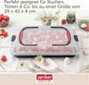 Zenker Special To Go Blechkuchen-Container mit Softgriffen, Kuchen Backblech, Backform, Kuchenform, PP / Antihaft Classic, Transparent / Schwarz, L 42 cm, 7903 Bild 3
