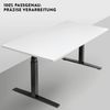 boho office® Schreibtischplatte, Tischplatte in Lichtgrau - 120x80 cm - 25mm stark - pflegeleicht Bild 4