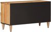 vidaXL TV-Schränk mit Regal Natur 80 x 33 x 46 cm Massivholz Mango 4018277 Bild 5