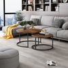Couchtisch-Set Montreal Holz 77 x 40 cm 2 Teile Vicco Bild 4