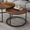 Couchtisch-Set Montreal Holz 77 x 40 cm 2 Teile Vicco Bild 5