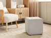 Pouf KANSAS Hellgrau 38 cm 38 cm Bild 3
