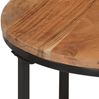 Couchtische, Sofatische 3 Stk. Massivholz Akazie und Eisen Bild 5