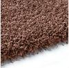 TaCa Home Langflor-Teppich Shaggy Teppich Langflor, rechteckig, Höhe: 60 mm, Schlafzimmer Kinderzimmer Wohnzimmer, rostbraun - 65 x 130 cm Bild 4