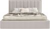 Selsey 'Togents' Polsterbett 140x200 mit Chenillebezug und LED, Graubeige Bild 5