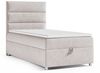 Best for Home Boxspringbett mit Bettkasten Trinity K-4 SINGLE Bonell-Matratze inkl. 7 cm Topper (Einzelbett, Polsterbett mit gepolstertes Kopfteil, Jugendbett, Kinderbett versch. Größen, 70x200 80x200 90x200 100x200 cm), verschiedene Liefermöglichkeite... Bild 4
