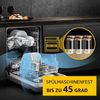Simloveve Vorratsglas Vorratsgläser mit Deckel, 12er Set Vorratsdosen Glas, (12-tlg), mit Bambusdeckel, für Kaffeebohnen, Nüsse, Nudeln & Pasta Bild 4