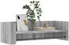 vidaXL Wandregal Grau Sonoma 100x35x30,5 cm Holzwerkstoff 848463 Bild 3