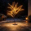 Dekobaum, Außenbereich, 198 LED's, Kupfer, H 80 cm Bild 4