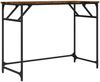 vidaXL Schreibtisch Räuchereiche 100x45x76 cm Holzwerkstoff und Stahl 842268 Bild 2