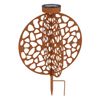 Solarleuchte Garten 2er Set Scheibe Rost Solarlampe Außen Außenleuchte Solar Bild 5