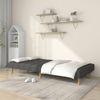 vidaXL Schlafsofa 2-Sitzer Dunkelgrau Stoff 375827 Bild 3