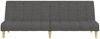 vidaXL Schlafsofa 2-Sitzer Dunkelgrau Stoff 375827 Bild 5