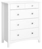 ebuy24 Kommode Mulon Kommode 5 Schubladen weiß rein. Bild 5