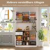 Küchenschrank Sideboard Hochglanz Weiß, 105x45x185 cm, mit Arbeitsplatte Bild 4