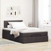 vidaXL Ottoman-Bett mit Matratze & LEDs Dunkelbraun 120x190 cm Stoff 3312294 Bild 4