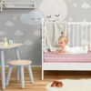 Traumhaft gut schlafen – Wasserundurchlässiges Spannbettlaken für Kinder und Erwachsene, Farbe: Rosa, Größe: 60 cm x 120 cm Bild 4