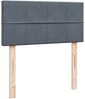 vidaXL Boxspringbett mit Matratze Dunkelgrau 100x200 cm Samt 3287663 Bild 5
