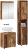 vidaXL Badezimmermöbel-Set TULUM 3 pcs Altholz 60 x 34 x 63 cm 3398042 Bild 2