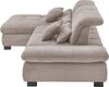 set one by Musterring Ecksofa SO4100 V, mit verstellbaren Kopfteilen, wahlweise mit Funktionen, Cord-Bezug Bild 3