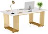 Tribesigns Schreibtisch 180 cm, moderner Stil Bild 5