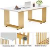 Tribesigns Schreibtisch 180 cm, moderner Stil Bild 3