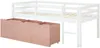 Vente-unique - LANIORI Bett Holz, Platte PuderrosaWeiß - B 99,5 cm x H 83 cm x L 197,5 cm Bild 4