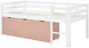Vente-unique - LANIORI Bett Holz, Platte PuderrosaWeiß - B 99,5 cm x H 83 cm x L 197,5 cm Bild 2