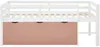 Vente-unique - LANIORI Bett Holz, Platte PuderrosaWeiß - B 99,5 cm x H 83 cm x L 197,5 cm Bild 3