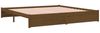 vidaXL Massivholzbett Honigbraun 200x200 cm Bild 4