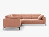 Micadoni Ecksofa Bemy 4-Sitzer Links Samt Rosa Bild 2
