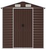 vidaXL Gerätehaus Braun 191x130x198 cm Verzinkter Stahl 3188264 Bild 4