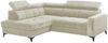 Ecksofa Bavaro elektronischer Sitztiefenverstellung und Breitcord-Bezug Ed Exciting Design Bild 2