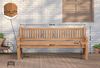 CLP Teakbank Jackson V2 Gartenbank mit Rückenlehne wetterfest stabil massiv,teak 220 cm Bild 2
