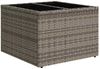 vidaXL Gartensofa-set Grau 55 x 55 x 37 cm Poly-Rattan 3345929 Bild 5