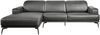 Ecksofa Gera / GB111AR left, Leder, Schwarz Bild 2