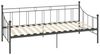vidaXL Tagesbett-Rahmen, Metall, grau, 90×200 cm Bild 3