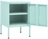 vidaXL Nachttisch Minzgrün 35x35x51 cm Stahl 336212 Bild 4
