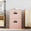 vidaXL Aktenschrank Rosa 45,5 x 42 x 74,5 cm Kaltgewalzter Stahl 891611 Bild 4