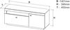 Backofenumbauschrank Rimini 60x207cm matt lackiert Farbe: RAL 5024 pastellblau matt / lava RI-D14/RU/2D Bild 3