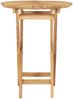 vidaXL Gartentisch Klappbar Ø 60 cm Massivholz Teak 49437 Bild 2