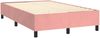 vidaXL Boxspringbett mit Matratze Rosa 120x190 cm Samt 3269994 Bild 4