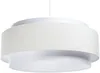 BPS Koncept DUM-048 Hängeleuchte DOBLO Velourss strukturiert und Satin auf PVC-Basis weiß 1xE27 60W H:107 Ø60cm dimmbar Bild 2