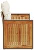 vidaXL Gartensofa mit Kissen 2-Sitzer Beige Poly Rattan 366068 Bild 5