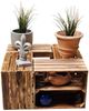Holzkisten Regal 4er Set 50 x 40 x 30cm Geflammt Ablage Lang Bild 2