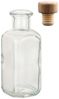 gouveo Trinkflasche Glasflaschen 100 ml Apotheker mit Korken zum Befüllen, 24er Set eckig Holzgriffkorken Bild 4