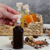 gouveo Trinkflasche Glasflaschen 100 ml Apotheker mit Korken zum Befüllen, 24er Set eckig Holzgriffkorken Bild 3