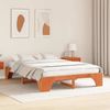 vidaXL Bettrahmen Wachsbraun 150 x 200 cm Massives Kiefernholz 872943 Bild 3